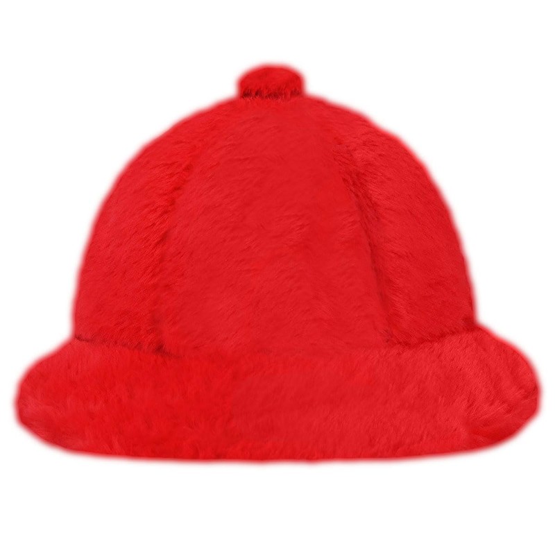 Kangol Men's Faux Fur Casual Cap, Scarlet, M