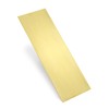 QWORK® H62 Corrosion Resistant Brass Sheet (0.5 mm, 100 mm