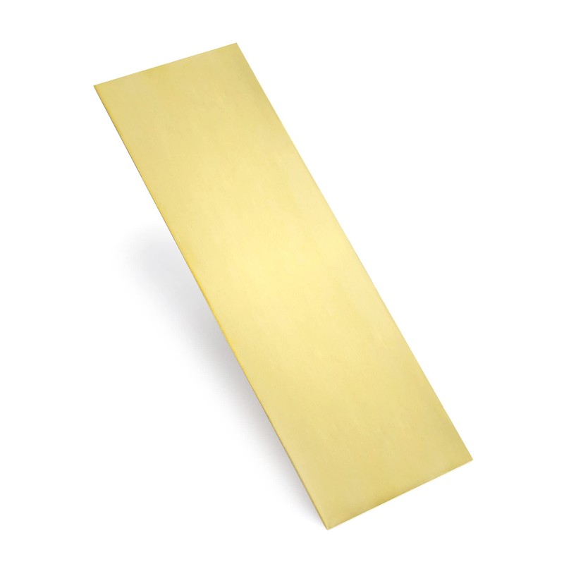 QWORK® H62 Corrosion Resistant Brass Sheet (0.5 mm, 100 mm