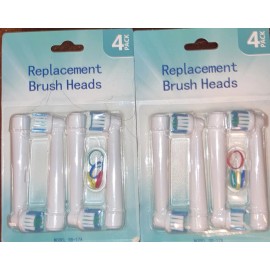 Unbranded Genkent Standard High Quality Replacement Toothbrush Head (Pack of 8)