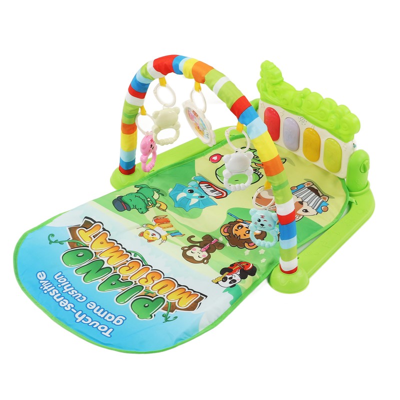 Baby Gym Activity Mat Kick Play Piano with Musical Toys