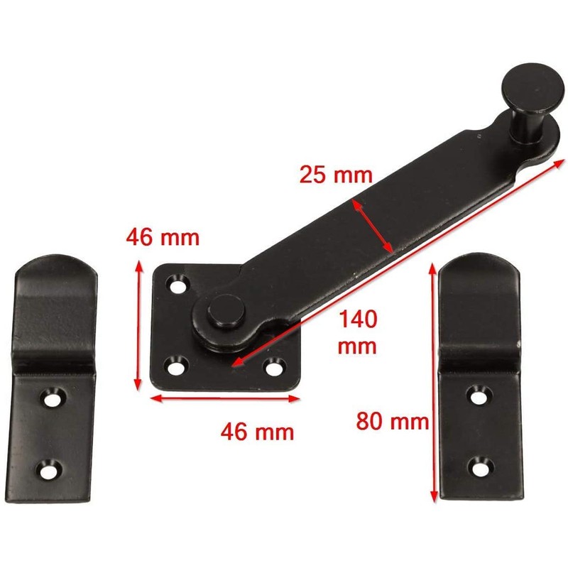 KOTARBAU® Set of 2 Shutter Throws, 140 mm, Window Shutters,