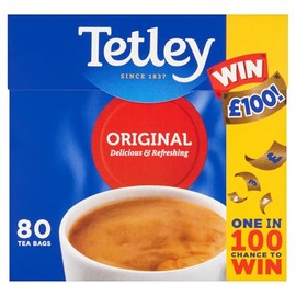 Tetley Original Tea Bags, Pack of 80