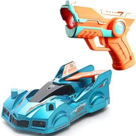 Gravity Masters Light Guided Wall Climbing RC car, Gravity Defying rc car, Remote Control car That climbs Walls, car Guided by Light, rc Cars, Toy car, rc, rc Cars Fast (Blue) (Blue)