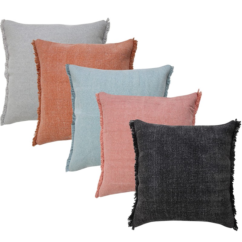 Trade AM Ox Bay Orange Solid Organic Cotton Pillow Cover