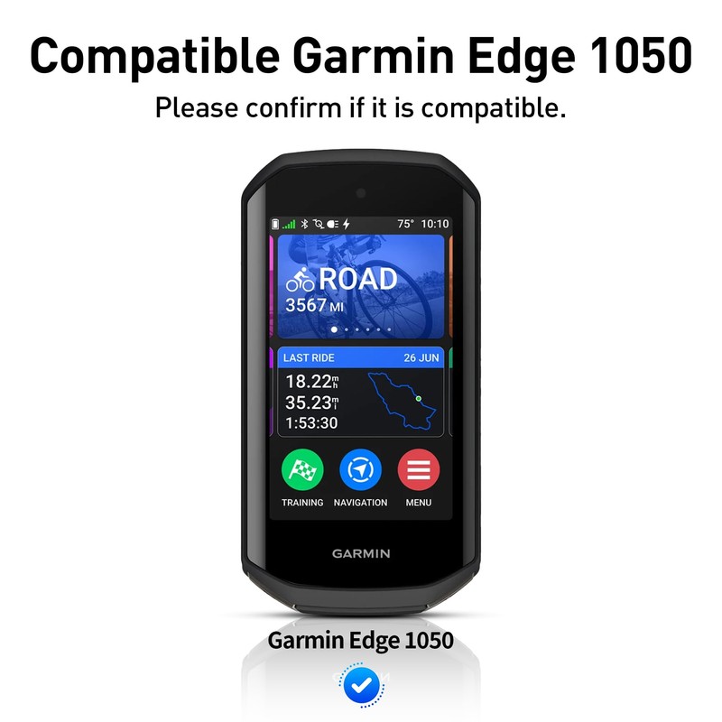 Suoman for Garmin Edge 1050 Case, [Anti-Scratch] TPU High Definition
