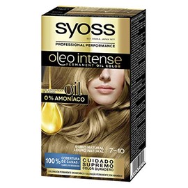 Syoss - Intense Intense Permanent Colouring without Ammonia, Natural Blonde 7.10, Pack of 2