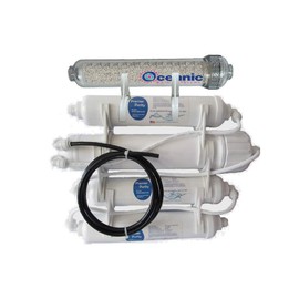 Portable Alkaline Mineral (Raises pH Level) 5-Stage Reverse Osmosis Water Purification System | 100 GPD pH Neutral RO Filtration