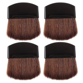 FRCOLOR 4 Pieces Face Brush Powder Makeup Brush Blush Powder Foundation Makeup Brush Face Makeup Brush Small Cosmetic Brushes (Black)