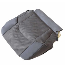 NLQR Front Passenger Side Bottom Replacement Seat Cover Cloth Gray Compatible with Nissan Frontier SV Crew Cab 2015 2016 2017 2018 2019 2020