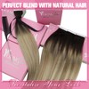 YoungSee Tape in Extensions Human Hair Ombre 14In Invisible Tape