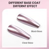 SUPWEE Rose Gold Mirror Nail Polish Quick Dry Metallic Nail