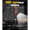 HOTLIGH Rechaegeable Work Light, 5000mAh Magnetic Flashlight with 360° Rotate