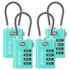 ANVIL 4 Digit Luggage Locks, TSA Locks for Luggage, Advanced