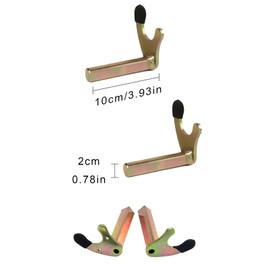 LNGJIN 1 Paar motorrad ständeraufnahme Rund U Motorradständer Hinten Heckständer lauenaufnahme Motorrad Ständer Hinten Motorrad Paddock Ständer Haken Motorradständer Hinten Heckständer(2cm*2cm）