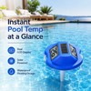 Solar Floating Pool Thermometer for Spas & Ponds – Dual