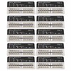 Teeth Edgewise Brackets 0.022in Slot 345 Hooks Rustproof Mini Metal