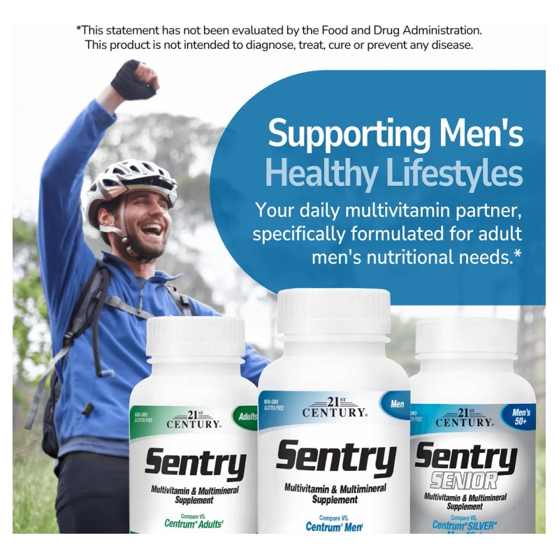 21st Century Multivitamínico Y Multimineral 120 Tabletas Sfn Sin Sabor