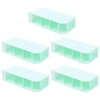 5Pcs Pens Storage Box Oblique Plane Stationery Organizer Pencil Cup