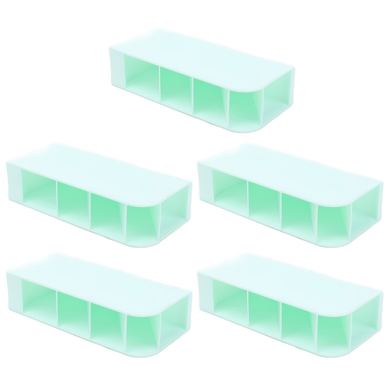 5Pcs Pens Storage Box Oblique Plane Stationery Organizer Pencil Cup