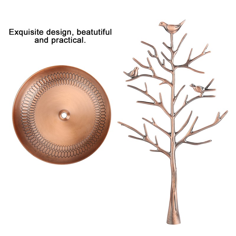 Fashionable Hanger Stand Necklace Bracelet Display Storage Tool Antique Brass