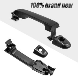 Aynaxcol 6921106090 - Manija de puerta exterior delantera izquierda del lado del conductor de repuesto para Toyota Camry 2012-2017 nueva manija de puerta exterior negra