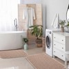 Dunzy Waffle Bath Mat Set of 2 Boho Bathroom Rugs
