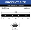 iMetrx 24pcs 2020 Staight Connector Corner Bracket Joint Plate 2020