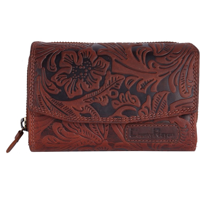 Chunkyrayan P GB-6 Genuine Leather Women's Wallet High-Quality Vintage RFID