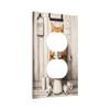 Nijuodnijir Outlet Covers Funny Orange Cat Toilet Wood Background 1