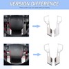 Car Center Console Steering Button Panel Trim Cover Compatible with