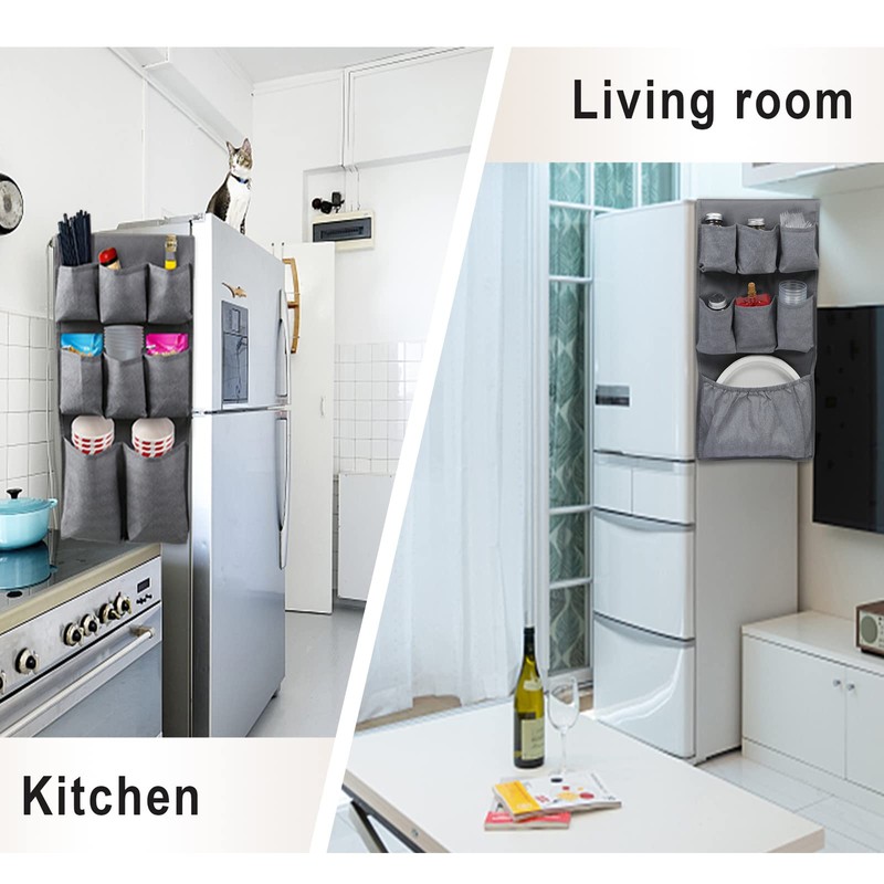 Lafulling Mini Fridge Organizer Storage 65" x 12.6", Mini Fridge