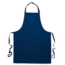 PORTWEST PolyCotton Bib Apron - Navy One Size Chef Catering Work Apron PWESTS841NVY-One Size