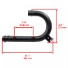 Caltric Exhaust Elbow Pipe for Polaris RZR 4 800 EFI