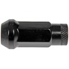 Dorman 713-285A Black Open End Knurled Wheel Nuts Compatible with