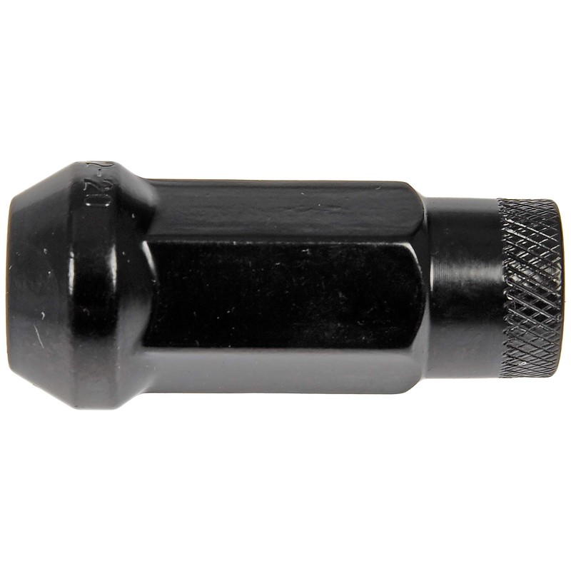 Dorman 713-285A Black Open End Knurled Wheel Nuts Compatible with