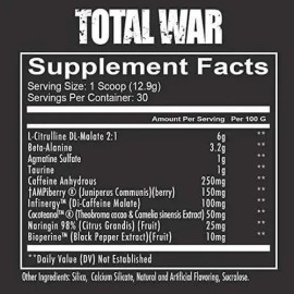 Redcon1 Total War Pre Entreno Manzana Verde 441g Potencia Entrenamiento                                                                               
