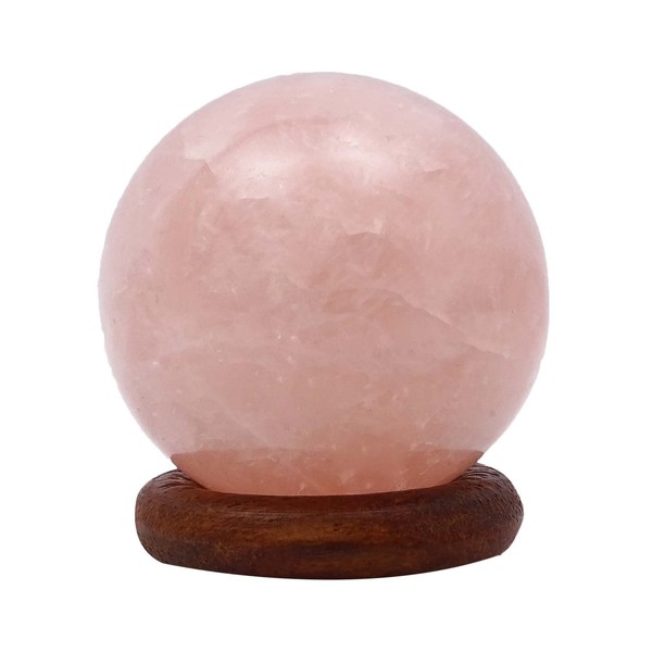 HARMONIZE Rose Quartz Stone Table Decor Ball Meditation Balancing Reiki Healing Stone