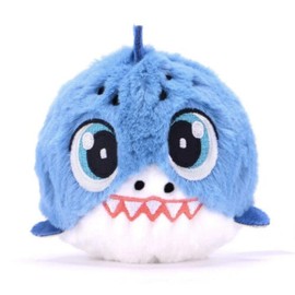 Bouncibles Chompy Shark Blue Plush Toy