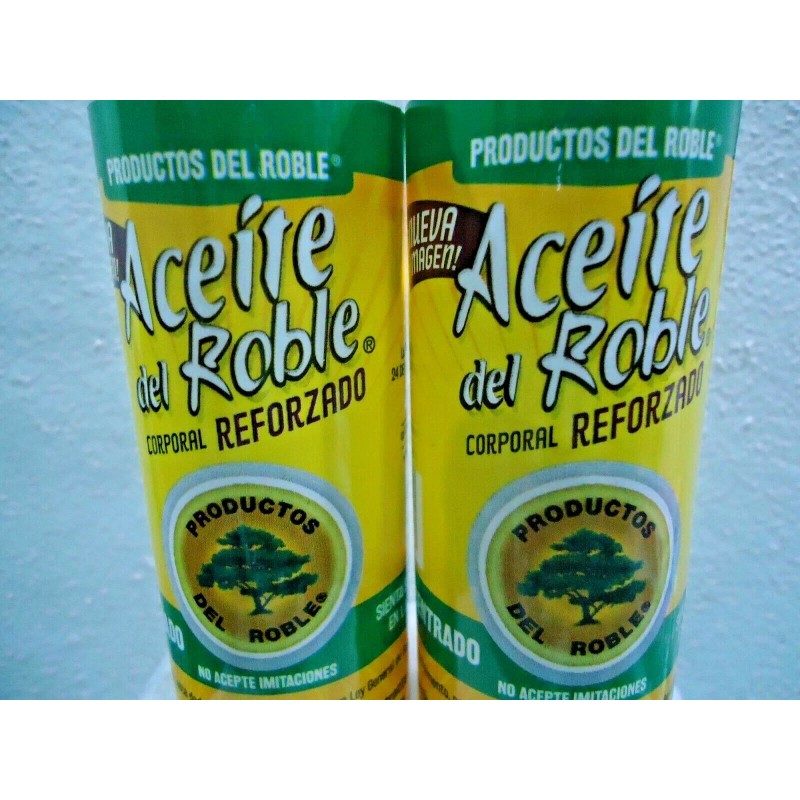 Del Roble 2xReinforced Oak Oil 100% Natural for Cramps, Arthritic