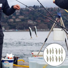 24Pcs Fishing Bait Trap Cage Feeder Basket Holder Coarse Lure Feeder Carp Lure Fish Accessories