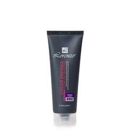 L Lorenzo Color Definer Cellophane 8.11fl.oz/240ml | Peroxide & Ammonia Free | Glossy hair Brilliant color without Damaged Hair | Stain Remover Inside (Violet, 240ml / 8.11Fl.Oz)