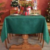 SASTYBALE Jacquard Christmas Tablecloth Rectangle 152 x 213 CM, Waterproof