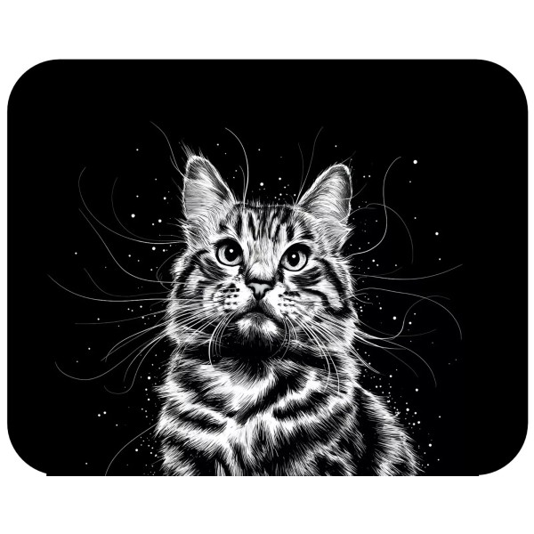BMSBIZ Kitten Cat Art Painting Mouse Pads Rescue A Pet