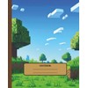 Pixel Notebook for Kids – Fun Block-Themed Writing Journal: 100
