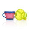 Nuby 2 Count Snack Keepers (Red & Green)