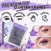 Lash Clusters Natural Cluster Eyelash Extensions 156 PCS Eyelash Clusters