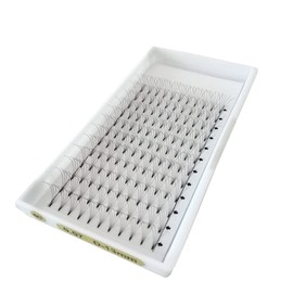 Eyelash Extensions, 3 Boxes, 5D Volume Eyelashes, C D Curl, Thickness 0.03 inches (0.07 mm), 12 Rows, 5 Bundles, Matsueku False Eyelashes, Natural, Popular, 3 Trays Short Stem 5D Eyelashes Extension