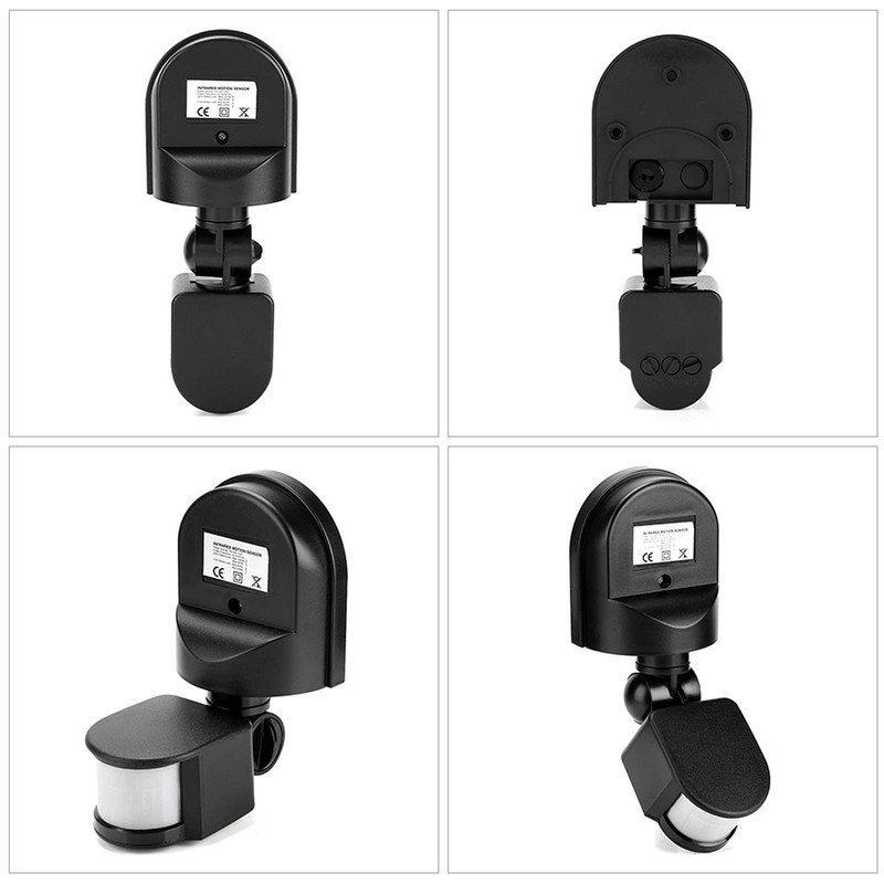 Motion Sensor Detector Switch 110V-240V Degree Wall Mounted Infrared PIR