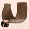 Human Hair Tape in Extensions for White Women 20pcs 22